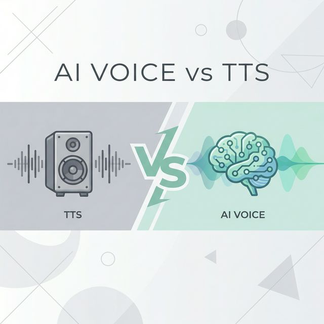 Generador de voz con IA vs. Texto a voz: ¿Cuál es la diferencia?